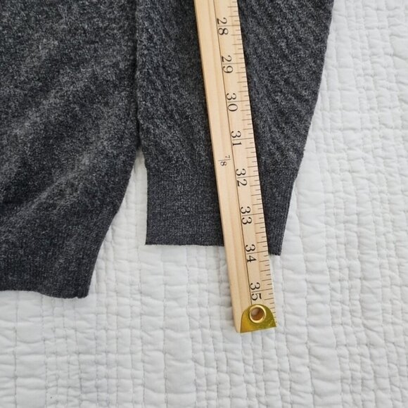 Tahari Wool Blend Sweater Men's Medium Grey Long Sleeve Pullover NWT MSRP $70 - Picture 15 of 16